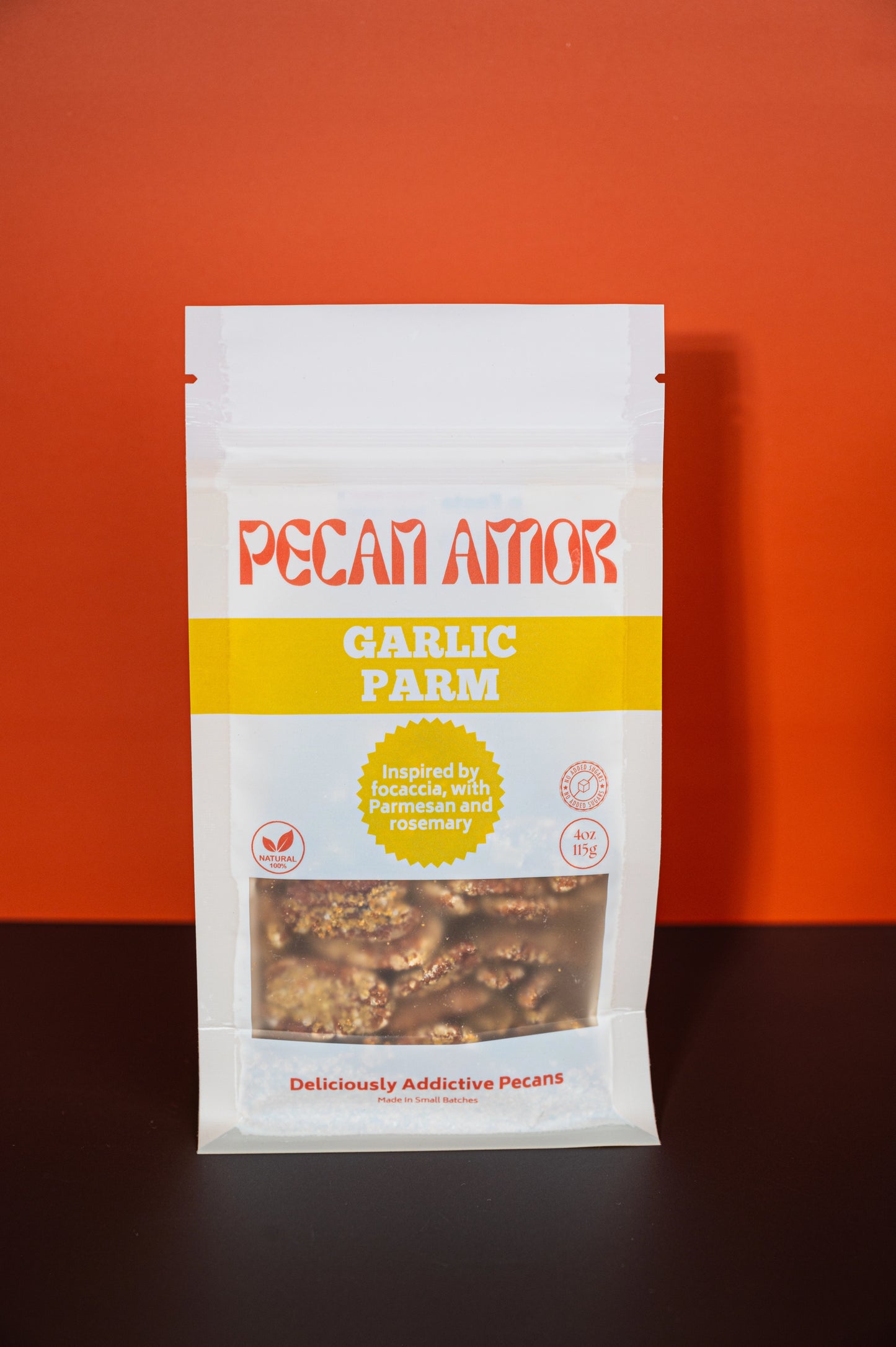 Garlic Parm Candied Pecans