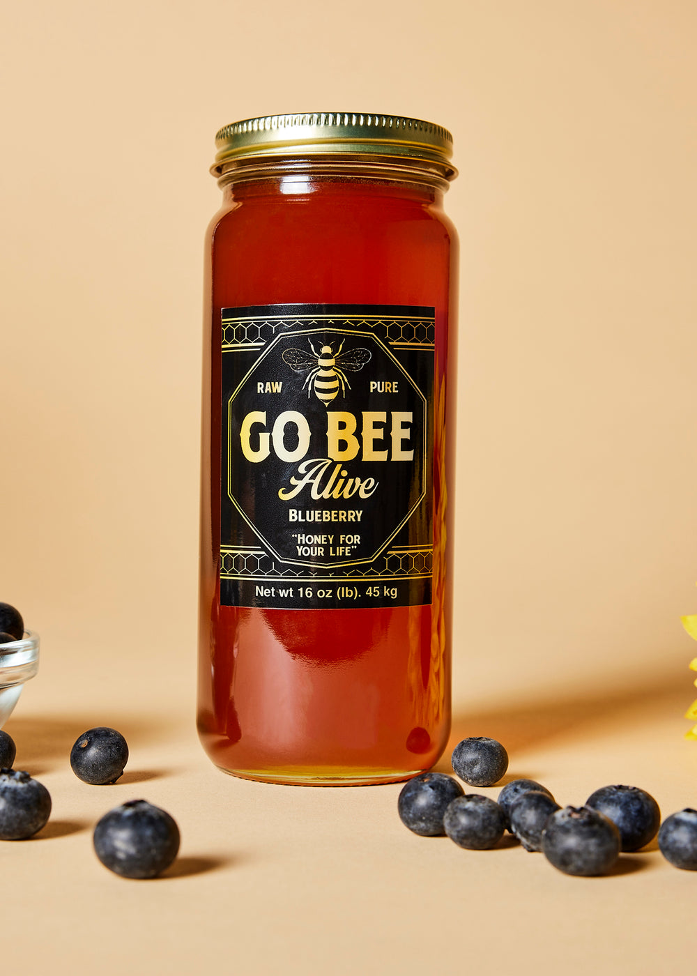 Raw Organic Blueberry Honey